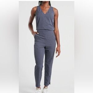Athleta Women's Sleeveless Jumpsuit - Purple size 4